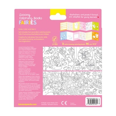 Banana Panda 2x Livros de Colorir Adoro Fadas 4+ anos Banana Panda 2x Livros de Colorir Adoro Fadas 4+ anos