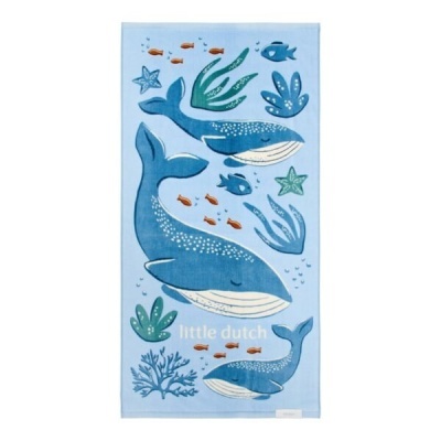 Little Dutch Toalha De Praia Ocean World Blue