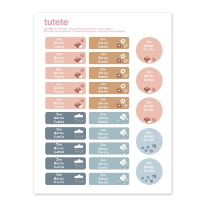 Tutete Etiquetas Térmicas para Roupa