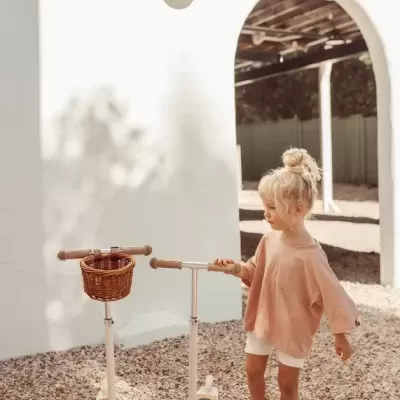 Banwood Trotinete Vintage 3 Rodas Rosa