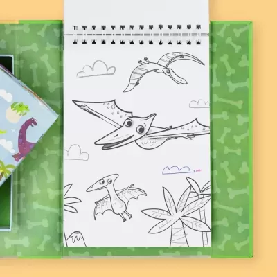 Tiger Tribe Conjunto para Colorir Dinossauros