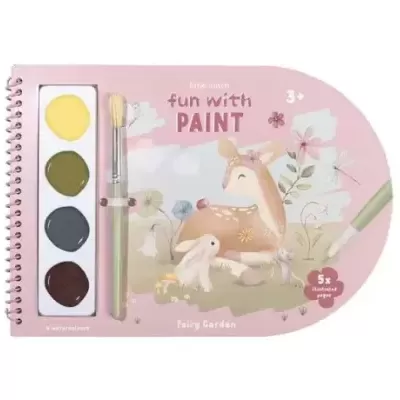 Little Dutch Livro de Colorir com Aquarelas Fairy Garden