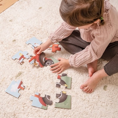 Little Dutch 4-em-1 Puzzles – Little Farm FSC