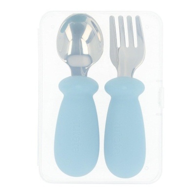 Tutete Talheres de Aprendizagem Azul Sky Blue