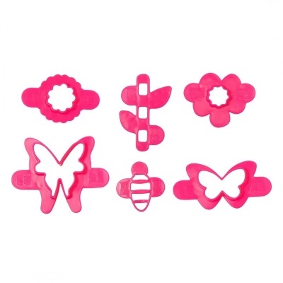 Tutti-Frutti Plasticina Orgânica Perfumada Trio Flores e Borboletas