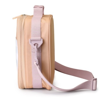 Monnëka Lancheira Rígida Stripes Apricot