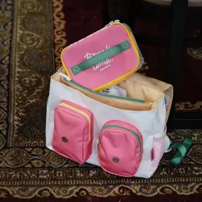 Hello Hossy Snack Bag Bolsa Térmica para Snacks Flower Artwork Hello Hossy Snack Bag Bolsa Térmica para Snacks Flower Artwork