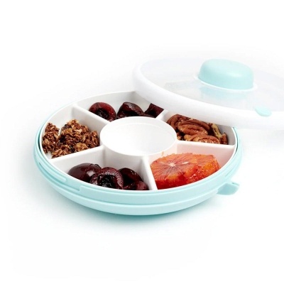 Göbe Lunchbox Snack Spinner Macaron Blue Göbe Lunchbox Snack Spinner Macaron Blue