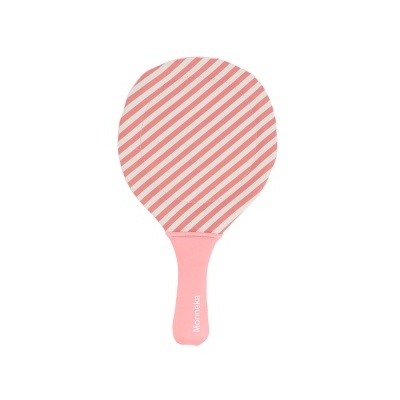 Monnëka Raquetes De Neoprene Stripes Bloom & Blush Com Bola