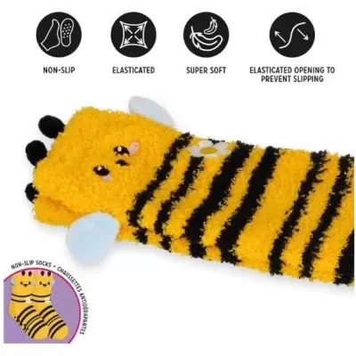 Legami Meias Polares Antiderrapantes Kids Abelha