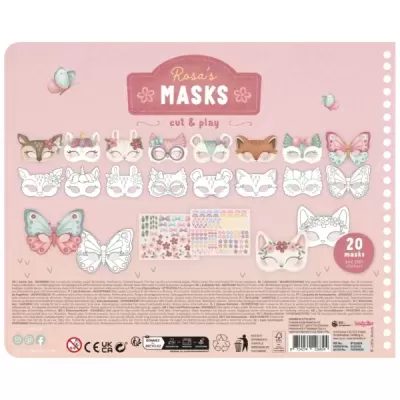 Little Dutch Livro de Recorte Máscaras