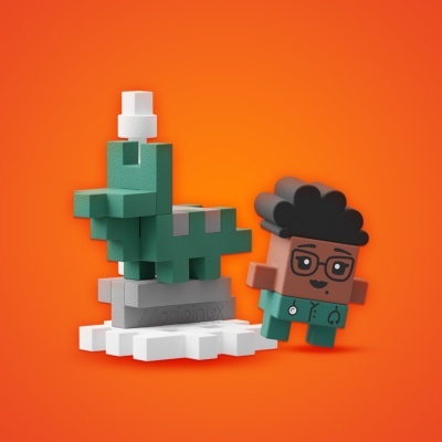 Marioinex Mini Waffle Surprise ? Figura Mistério + Construção