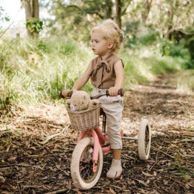 Trybike 2-in-1 Vintage Pink Gloss 3 Rodas Trybike 2-in-1 Vintage Pink Gloss 3 Rodas