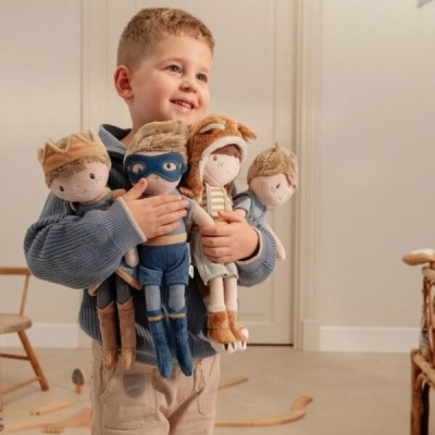 Little Dutch Boneco De Pano Super-Herói Jim 35 Cm