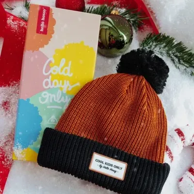 Hello Hossy Gorro Criança Block Blacky