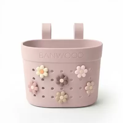 Banwood Pin and Ride Basket Fadedpink