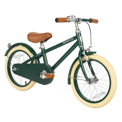 BANWOOD Bicicleta Clássica Vintage 16" Verde Escuro