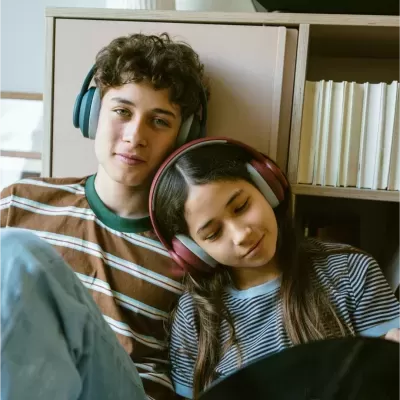 Kidywolf  Auscultadores Bluetooth K-EARS Azul