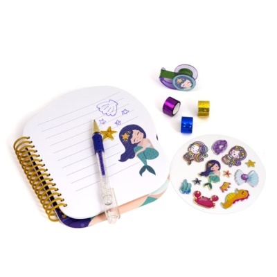 AS Set Diário com Autocolantes Sereia