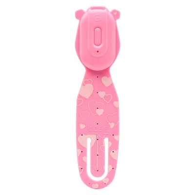 Lanterna de Leitura Recarregável Flexilight Urso Rosa