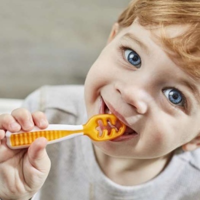 NumNum Pré-Colheres para Bebé Azul e Amarelo