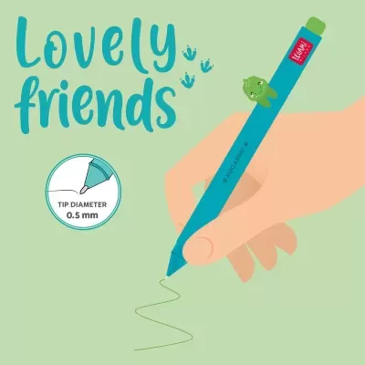 Legami Caneta de Gel Lovely Friends Dino