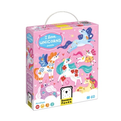 Banana Panda Puzzle I love Unicorns Banana Panda Puzzle I love Unicorns