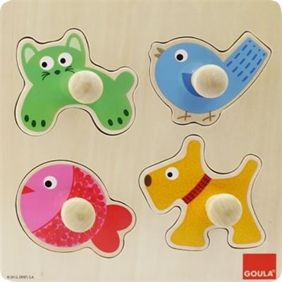 Goula Puzzle de Encaixe Jumbo Animais Domésticos