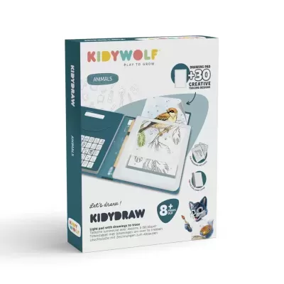 Kidywolf Kidydraw Pad Com Luz +10 Anos