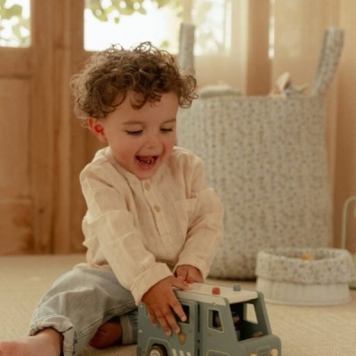 Little Dutch Carrinha Da Polícia Com Acessórios  Fsc