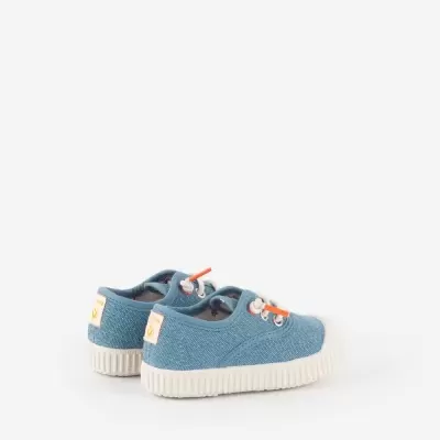 Victoria Shoes 1915 Washed Canvas Blue