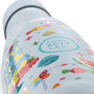 Cool Bottles Garrafa Térmica Candy Land 350ml