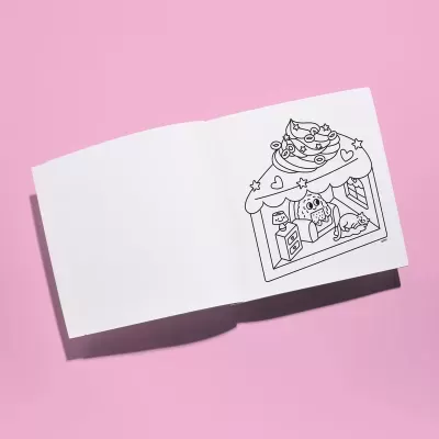 OMY Livro de Colorir Bobbie Goods Cozy Art Kawaii