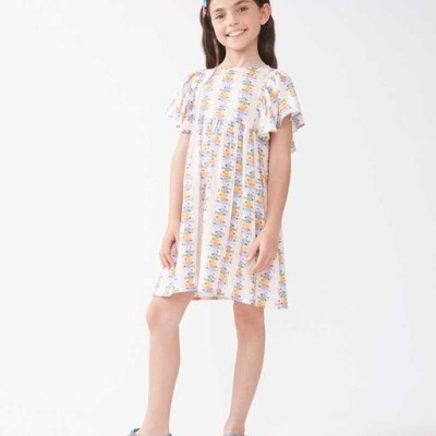 Compañia Fantástica Mini Vestido Marina