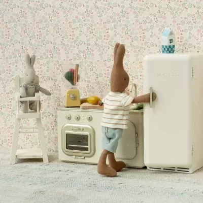 Maileg Frigorífico Miniatura Branco Creme