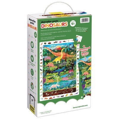 Banana Panda Puzzle De Observação Dinossauros 4+ Banana Panda Puzzle De Observação Dinossauros 4+