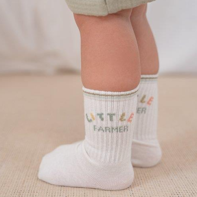 Little Dutch Meias ( Pack de 3 ) – Farm Green / Sunny Stripes / Little Farmer
