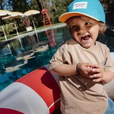 Hello Hossy Boné Infantil Mini Sunny Blue Hello Hossy Boné Infantil Mini Sunny Blue