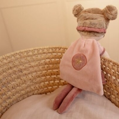 Little Dutch Boneca De Pano Super-Herói Rosa 35 Cm