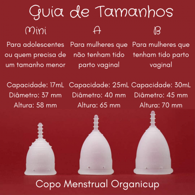 OrganiCup Copo Menstrual