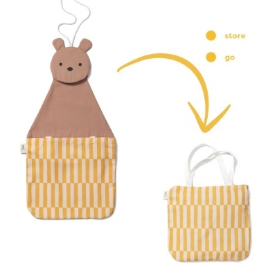 Play&Go Organizador de Parede Bear 2 em 1