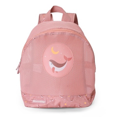 Monnëka Mochila Infantil Anti-Areia Whale Pink