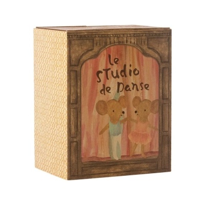 Maileg Ratinhos Bailarinos Estúdio de Dança Irmã e Irmão Maileg Ratinhos Bailarinos Estúdio de Dança Irmã e Irmão