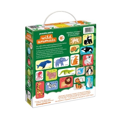 Banana Panda Puzzle Animais Selvagens 18 Meses+