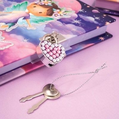 Diário com Cadeado Fada