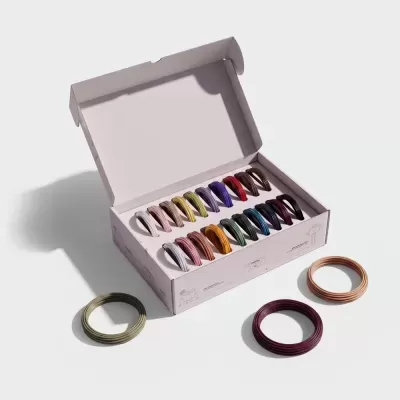Kidinex Conjunto de Filamentos PCL 20 Cores para Caneta 3D