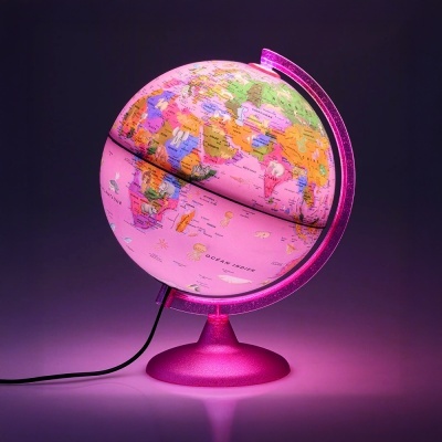 Tecnodidattica Globo Terrestre Pink Zoo