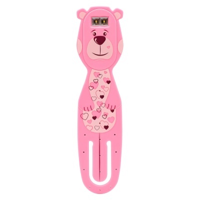 Lanterna de Leitura Recarregável Flexilight Urso Rosa