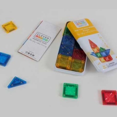 Cleverclixx Jogo Magnético de Viagem Vivo 28 Peças Cleverclixx Jogo Magnético de Viagem Vivo 28 Peças