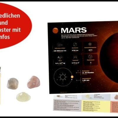 Spiegelburg Kit de Escavação Planeta Marte com Pedras Preciosas